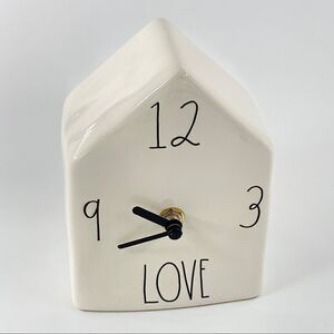 Rae Dunn by Magenta White Love Clock